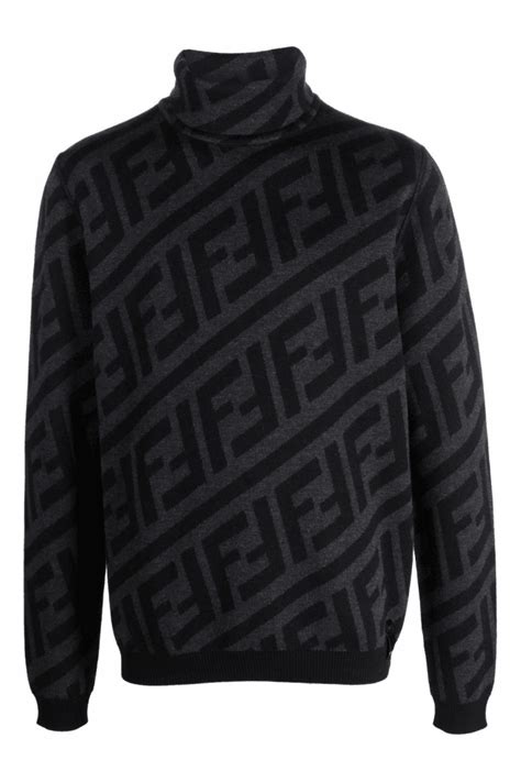 mens fendi turtleneck|fendi polo shirts.